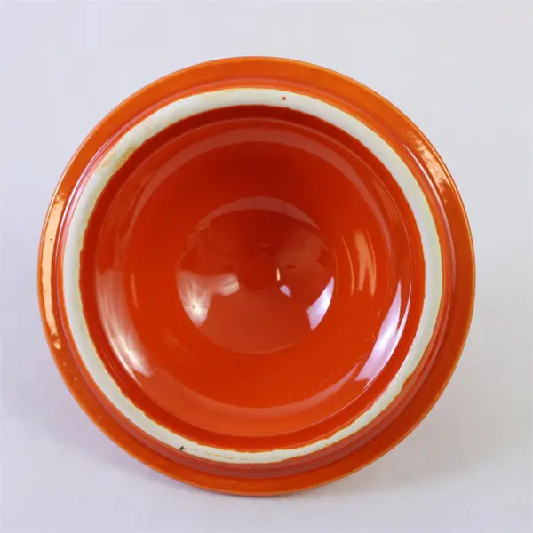 Fiesta Bowl Ceramic Sugar Bowl Lid Fiesta Red by Homer Laughlin 