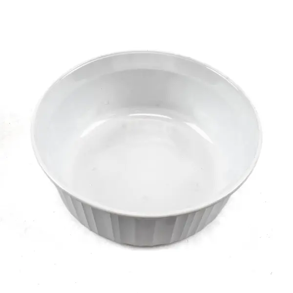 CorningWare French White 2 Pc Casserole Dish Set F-5-B 1.4L F-1-B 2.5L No Lids