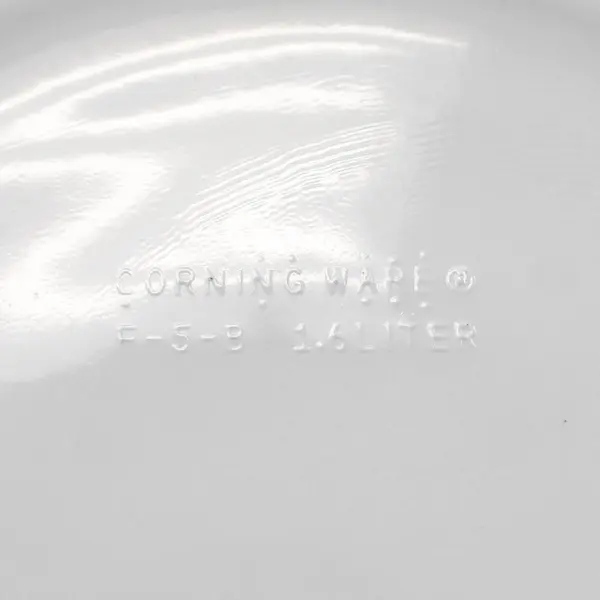 CorningWare French White 2 Pc Casserole Dish Set F-5-B 1.4L F-1-B 2.5L No Lids