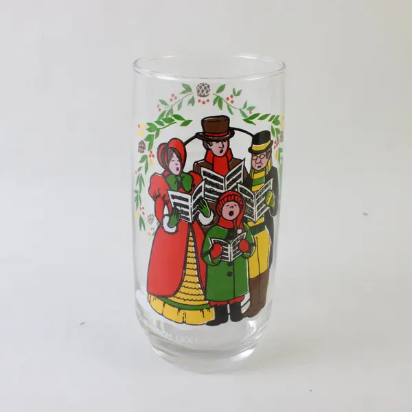 Vintage 1983 Pepsi Carolers We Wish You a Merry Christmas Collector Glass