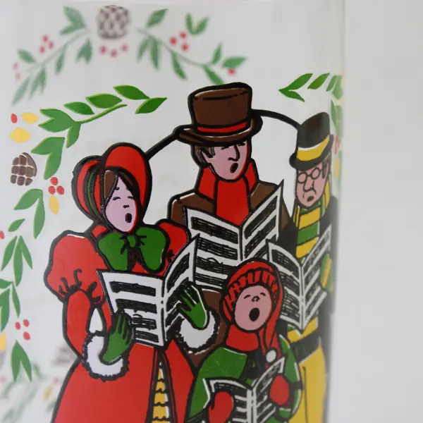 Vintage 1983 Pepsi Carolers We Wish You a Merry Christmas Collector Glass