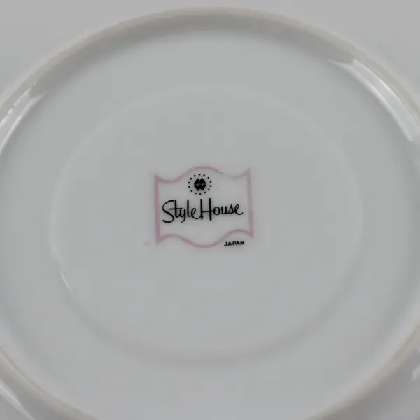 Lot of 6 Vintage Fine China Saucers Style House Largo Pattern