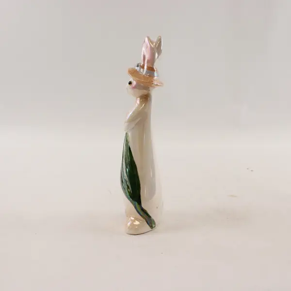 JC Penney Home Collection Porcelain Bunny Figurine Iridescent Finish