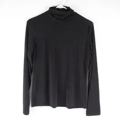 Susan Lawrence Women's Black Lightweight Turtleneck Top Shirt Size L