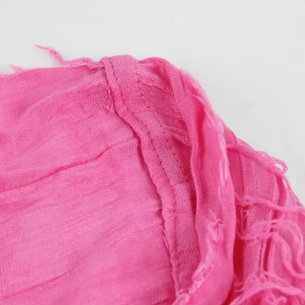 Pink Distressed Infinity Scarf Circle Loop