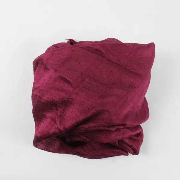 Burgundy Sheer Wrap Scarf with Tassels
