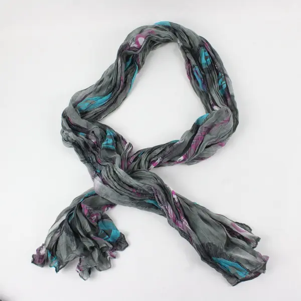 Gray Feather Design Women's Sheer Wrap Neck Scarf