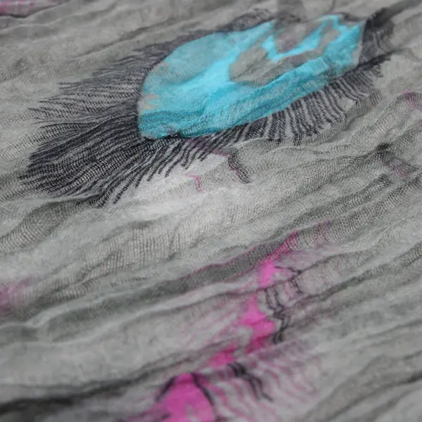 Gray Feather Design Women's Sheer Wrap Neck Scarf