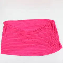 Pink and Light Pink Striped Sheer Stretch Infinity Scarf