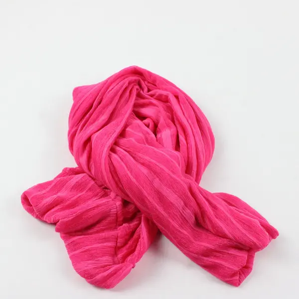 Pink and Light Pink Striped Sheer Stretch Infinity Scarf