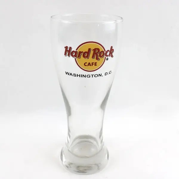 Hard Rock Cafe Washington DC Pilsner Glass 8.5in Tall