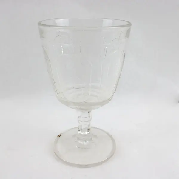 Antique Victorian EAPG Doyle & Co My Lady's Workbox Goblet 1880 19th C