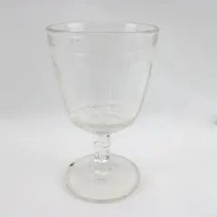 Antique Victorian EAPG Doyle & Co My Lady's Workbox Goblet 1880 19th C