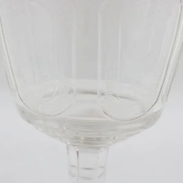 Antique Victorian EAPG Doyle & Co My Lady's Workbox Goblet 1880 19th C