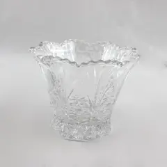 Vintage Studio Nova Mikasa Japan Brilliance Clear Crystal Glass Votive Holder