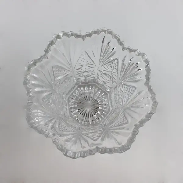Vintage Studio Nova Mikasa Japan Brilliance Clear Crystal Glass Votive Holder