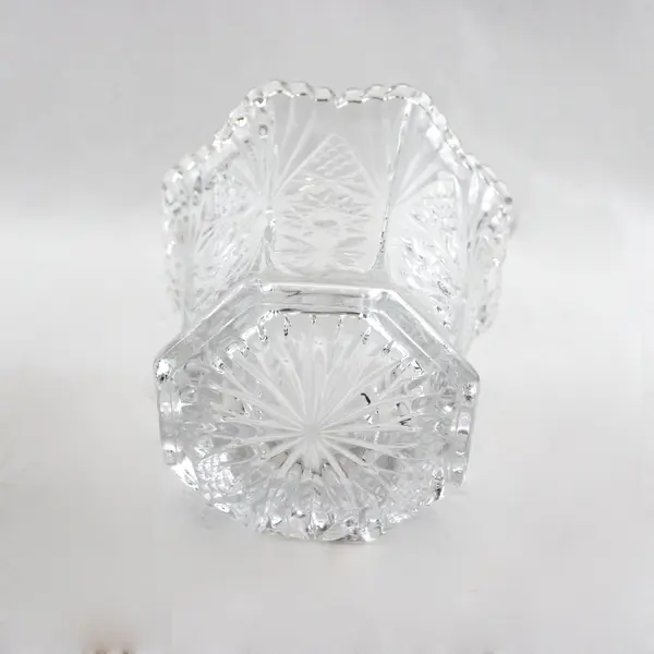 Vintage Studio Nova Mikasa Japan Brilliance Clear Crystal Glass Votive Holder