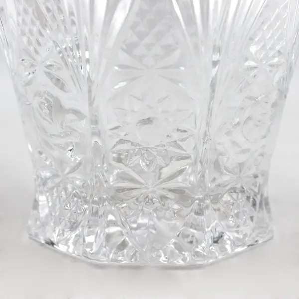 Vintage Studio Nova Mikasa Japan Brilliance Clear Crystal Glass Votive Holder
