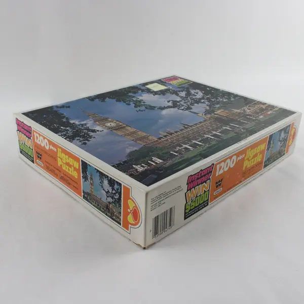 Vintage Big Ben Whitman 1200-Piece Jigsaw Puzzle Complete Clocktower