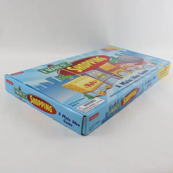 Lakeshore Main St Shopping Main Idea Reading Level 2 Educational Board Game