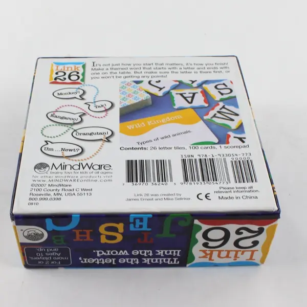 MindWare Link 26 Letter Word Guessing Card Game