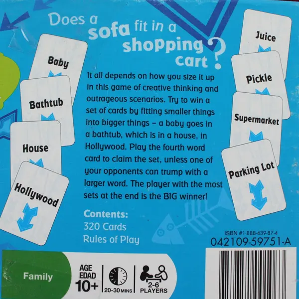 In A Pickle 2004 Gamewright Card Game Complete Dr. Toy 10 Best Games Winner