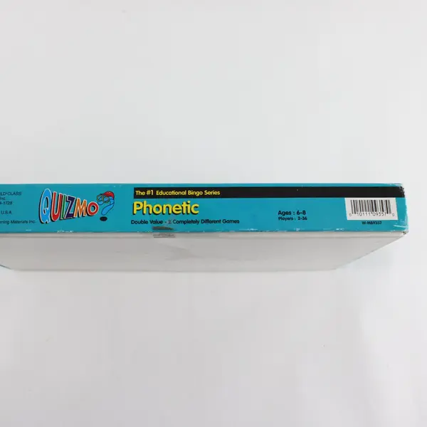 WORLDCLASS QUIZMO Phonetic Educational Bingo Board Game Ages 6-8