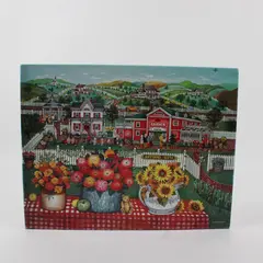 Springbok The Garden Inn Bob Schneeberg 500 Piece Jigsaw Puzzle Used Boxed