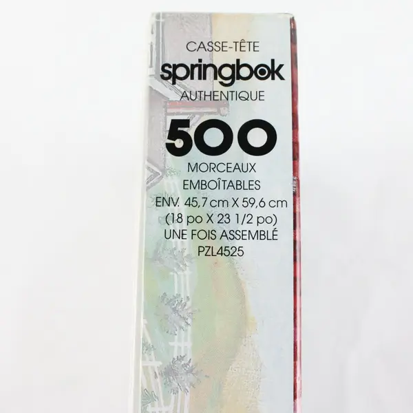 Springbok The Garden Inn Bob Schneeberg 500 Piece Jigsaw Puzzle Used Boxed