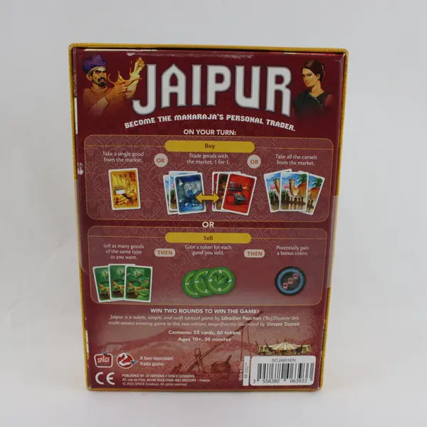 Jaipur Strategy Card Game Space Cowboys 2020 by Sébastien Pauchon