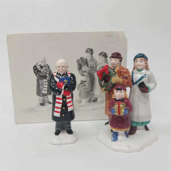 Dept 56 Snow Village Going to the Chapel Set of 2 Retired 54763