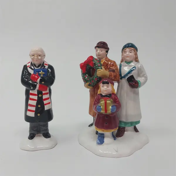 Dept 56 Snow Village Going to the Chapel Set of 2 Retired 54763