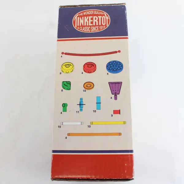 Tinkertoy Wonder Builder Basic Fun 15 Model Classic Building Set in Box, 2021