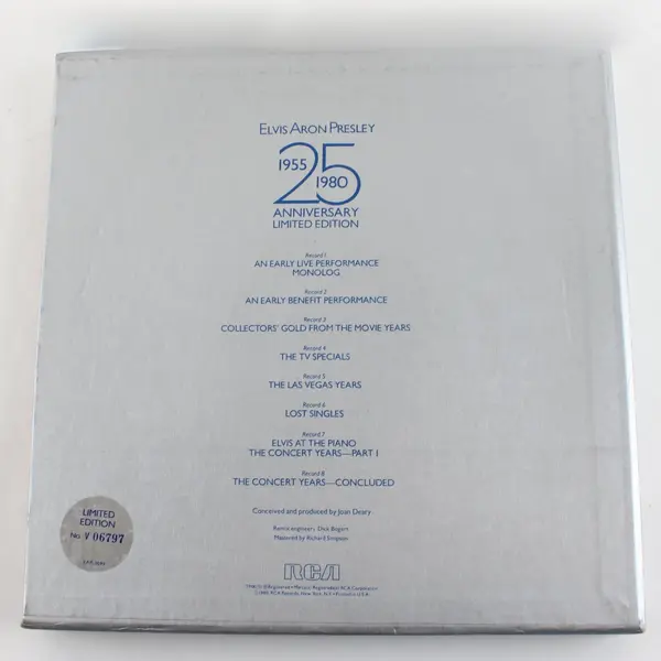 Elvis Aron Presley 1955-1980 25th Anniversary Limited Edition Box Set 12" Vinyl
