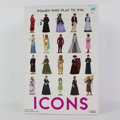 Buffalo Games ICONS Women Who Play To Win Card Game Complete Used