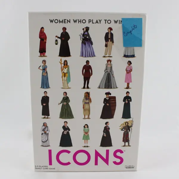 Buffalo Games ICONS Women Who Play To Win Card Game Complete Used