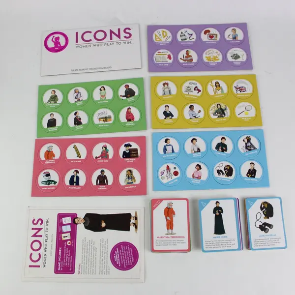 Buffalo Games ICONS Women Who Play To Win Card Game Complete Used