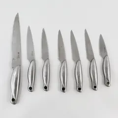 Sabatier Pro Steel 7 Piece Stainless Steel Knife Set