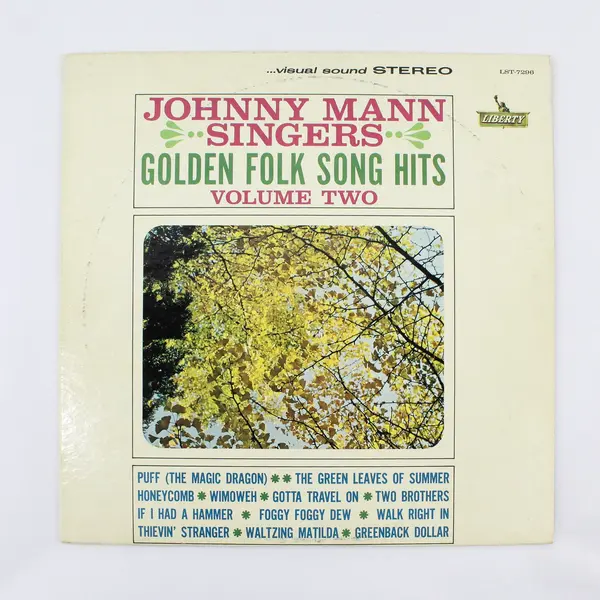 Johnny Mann Singers Golden Folk Song Hits Volume 2  12" Vinyl Record