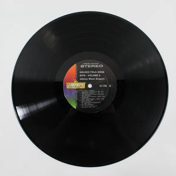 Johnny Mann Singers Golden Folk Song Hits Volume 2  12" Vinyl Record
