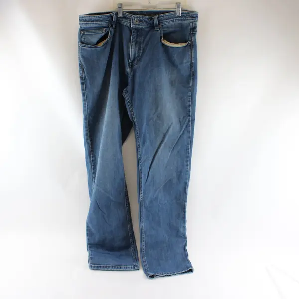 prAna Men's 36x34 Medium Wash Slim Straight Leg Jeans