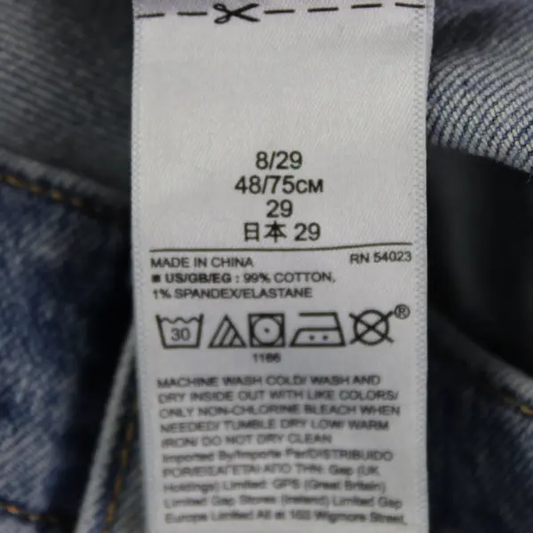 5.8lb Lot of 4 Assorted Wash Denim Jeans DIY Upcycle Fabric Craft Flawed
