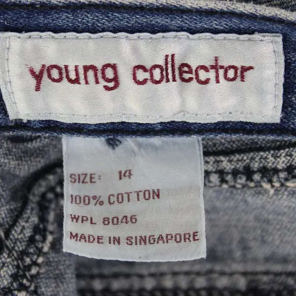 7 lb Lot Denim DIY Fabric Upcycling FLAWED