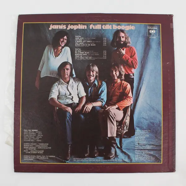 Janis Joplin Pearl Columbia LP 12" KC 30322