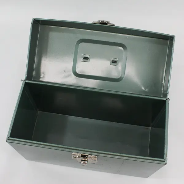 Vintage Hamilton Skotch Kooler Green Port-A-File Box FLAWED