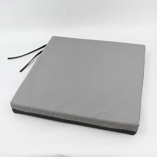 Drive Medical 16x16 Foam Gel Wheelchair Cushion Black Gray