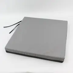 Drive Medical 16x16 Foam Gel Wheelchair Cushion Black Gray