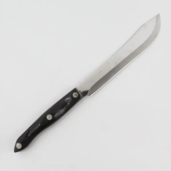 Vintage Cutco 1722 Butcher Knife 14” Stainless Steel Brown Handle 