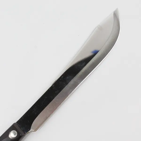 Vintage Cutco 1722 Butcher Knife 14” Stainless Steel Brown Handle 