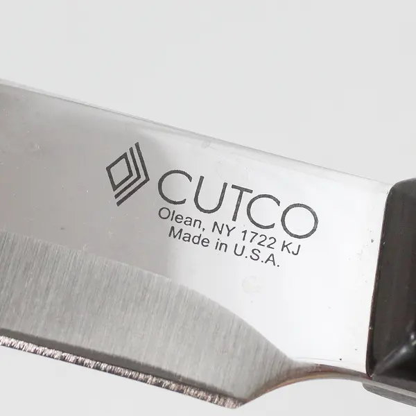 Vintage Cutco 1722 Butcher Knife 14” Stainless Steel Brown Handle 